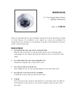 Preview for 1 page of EverFocus EHD300 Operation Instructions Manual