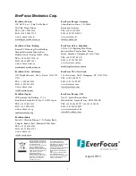 Preview for 8 page of EverFocus EHD363 Operation Instruction Manual