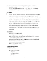 Preview for 2 page of EverFocus EHD525/EX-2 Operation Instructions Manual