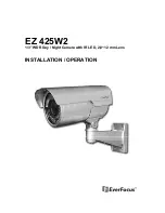 EverFocus EZ 425W2 Installation And Operation Manual preview