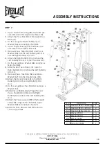 Preview for 13 page of Everlast 18105 User Manual