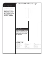 Preview for 2 page of Everpure Dual Gradient Prefilter Cartridge DEV9108-37 Specification Sheet