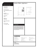 Preview for 2 page of Everpure Exubera EV9318-60 Specification Sheet