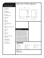 Preview for 2 page of Everpure Exubera Pro CT EV9333-40 Specification Sheet