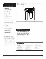 Preview for 2 page of Everpure Feeder/Deliming System EV9799-02 Specifications