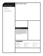 Preview for 2 page of Everpure Single Head EV9259-24 Specification Sheet