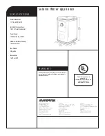 Preview for 2 page of Everpure Solaria Water Appliance EV9318-40 Specification Sheet