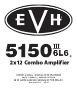 Preview for 1 page of Evh 5150III 6L6 2x12 Owner'S Manual