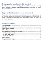 Preview for 2 page of EVOCONNECT SP914C70 User Manual