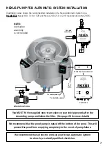 Preview for 7 page of Evolution Aqua NEXUS 220 Installation And Instruction Manual