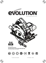 Preview for 1 page of Evolution 026-0007 Original Instructions Manual