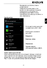 Preview for 28 page of Evolve CZ User Manual