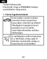 Preview for 60 page of Evolveo EasyPhone IX Manual