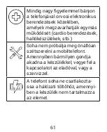 Preview for 61 page of Evolveo EasyPhone IX Manual