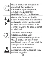 Preview for 62 page of Evolveo EasyPhone IX Manual