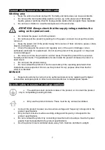 Preview for 7 page of Evotools 678996 User Manual