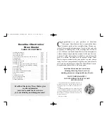 Preview for 2 page of Excalibur Brew Master 463 Operating Manual