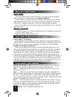 Preview for 6 page of Excalibur RS-250-DP Operation Manual