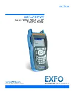 EXFO AXS-200/635 User Manual preview