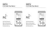 EXFO FOT-920 MaxTester Instruction Manual preview