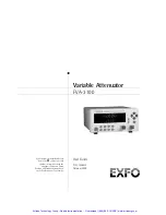 Preview for 4 page of EXFO FVA-3100 User Manual