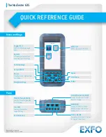 EXFO MaxTester 635 Quick Reference Manual preview