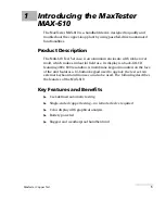 Preview for 9 page of EXFO MaxTester Max-610 User Manual