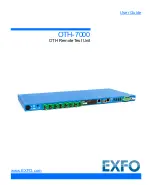 EXFO OTH-7000 User Manual preview