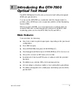 Preview for 9 page of EXFO OTH-7000 User Manual