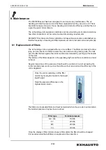 Preview for 32 page of Exhausto VEX5000 Series Assembly, Installation And Maintenance Instructions