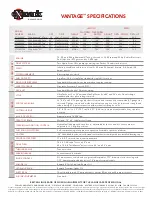 Preview for 2 page of Exmark Vantage VT18KA363 Specifications