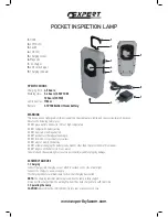 Preview for 2 page of Expert E201434 Instruction Manual