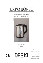 Preview for 1 page of Expo Börse 613-400661 Instruction Manual