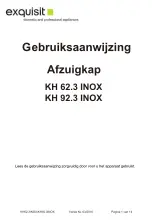 Preview for 1 page of Exquisit KH62.3INOX Manual