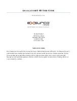 Preview for 3 page of Exsurco Medical Amalgatome SD User Manual