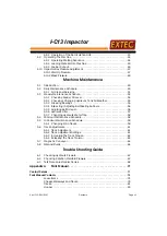 Preview for 7 page of Extec I-C13 Impactor Operating And Maintenance Manual