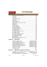 Preview for 8 page of Extec I-C13 Impactor Operating And Maintenance Manual