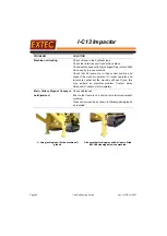 Preview for 76 page of Extec I-C13 Impactor Operating And Maintenance Manual