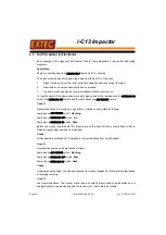 Preview for 78 page of Extec I-C13 Impactor Operating And Maintenance Manual