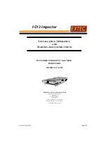 Preview for 211 page of Extec I-C13 Impactor Operating And Maintenance Manual