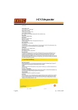 Preview for 250 page of Extec I-C13 Impactor Operating And Maintenance Manual