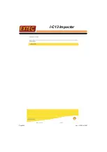 Preview for 260 page of Extec I-C13 Impactor Operating And Maintenance Manual