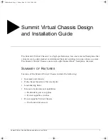 Preview for 3 page of Extreme Networks Summit Virtual Installation Manual