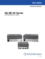 Extron electronics DA2 HD 4K User Manual preview