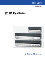 Preview for 1 page of Extron electronics DVI DA Plus Series User Manual