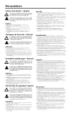 Preview for 2 page of Extron electronics DVI DA2 User Manual