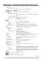 Preview for 2 page of Extron electronics HPA 2001-100V Specifications