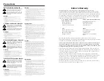 Preview for 2 page of Extron electronics HSA 822MS Installation And Maintenance Manual