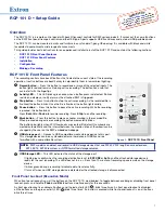 Extron electronics RCP 101 D Setup Manual preview