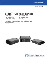 Extron electronics XTRA FULL RACK XPA 2002 User Manual preview